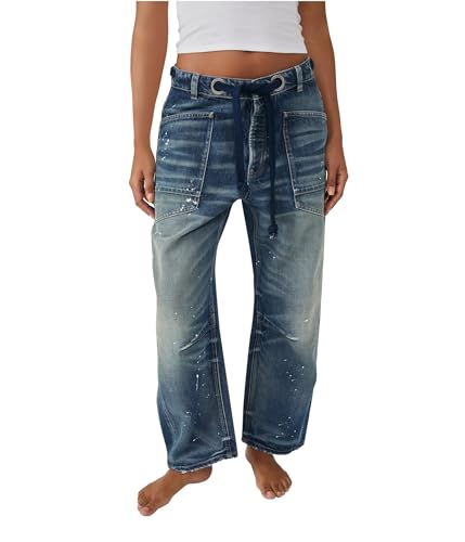 Image of Free People Moxie Low Slung Pull-On Barrel