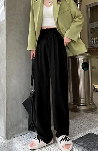 Image of Aahwan Women's & Girls' High Waist Korean Baggy Pants