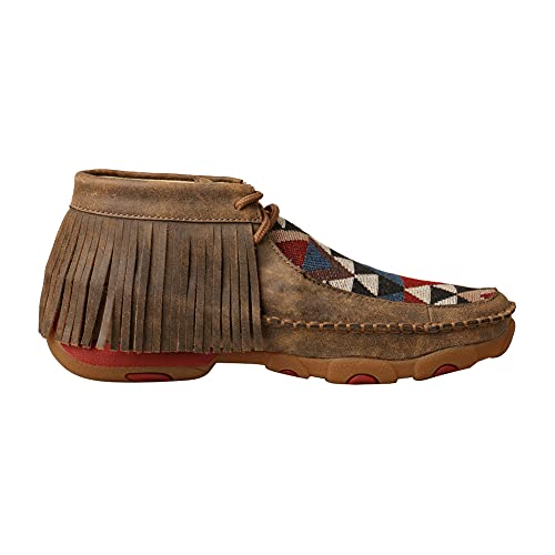 Image of Twisted X Women's Fringe Driving Moccasins Brown 8.5 M