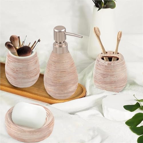 Porta cepillos dientes y jabonera de cerámica para solucionar el desorden del baño 7
