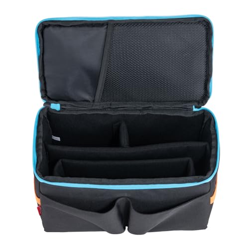 Switch 2 用 ぜんぶ 収納ボックス 収納ケース 収納バッグ 厚手クッションタイプ ブラックマルチ Z2252