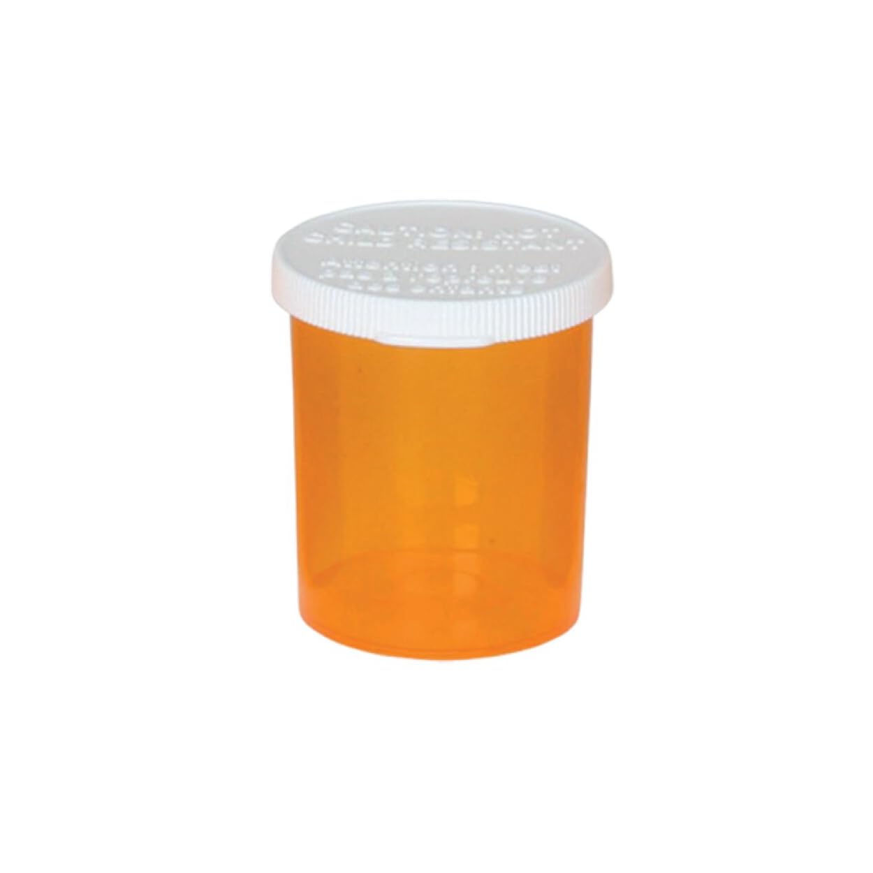 Ezy Dose Pill, Medicine, Vitamin Container & Vial | 20 Dram Storage | Child-Resistant Cap | Case of 180