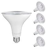 DEWENWILS 4-Pack PAR38 LED Bulb, Dusk to Dawn Photocell Sensor, 1250 Lumen, 5000K Daylight LED Flood Light, 15W(120W Halogen Equivalent) Outdoor Security Light Bulb, UL Listed