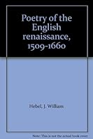 Poetry of the English Renaissance 1509-1660 B00005XPHI Book Cover