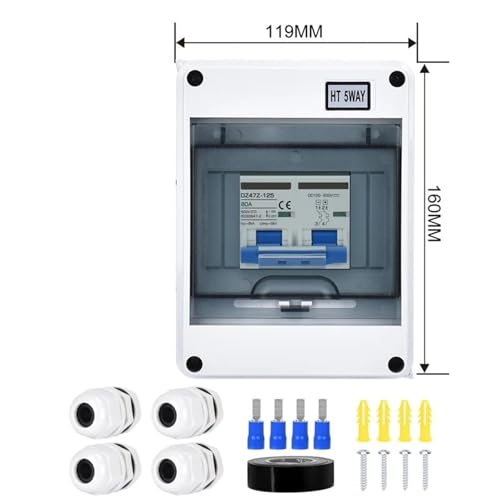 Disjoncteur DC 500V 80A pour protéger onduleur et batterie PV