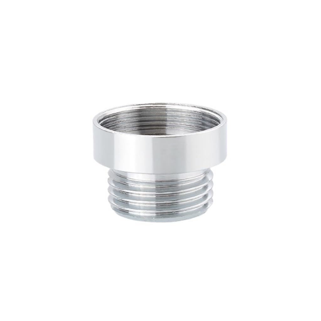 Faucet Adapter M16/M18/M20/M22/M24 Internal Thread to 4 Points G1/2 External Thread (Coarse Thread) Faucet Converter Tap Aerator Adapter for Bathroom Kitchen Faucet, 1 Pcs(M24-4 Points G1/2)