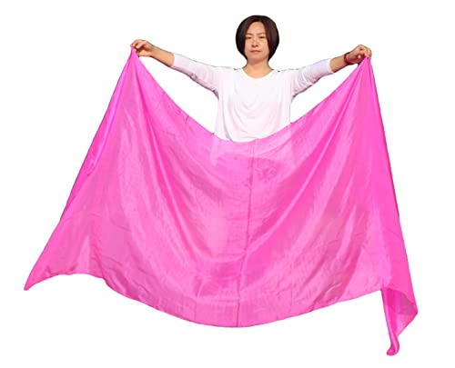 Voile de soie danse du ventre léger fini main contre frottements