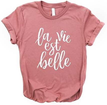 La Vie Est Belle Shirt, Cest la Vie Shirt, French Gift, France Gi...