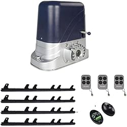 MATISMO AMC800 Motor para puerta corredera - Hasta 800 Kg - Incluye 4 metros de cremallera, central, tres mandos y fotocelulas