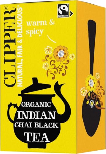 Organic Indian Chai, 1 Pack, 20 Unbleached Tea Bags