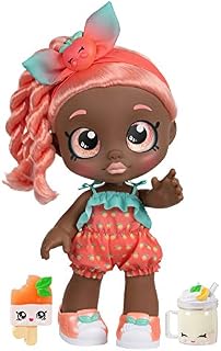 Kindi Kids Summer Peaches 10 Inch Toddler Doll and 2 Shopkin Accessories
