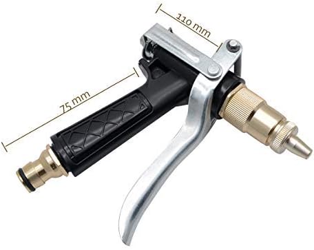 Car Washing Nozzles & Spray Guns, High Pressure Garden Water Gun Brass Nozzle Garden Hose Pipe Lawn