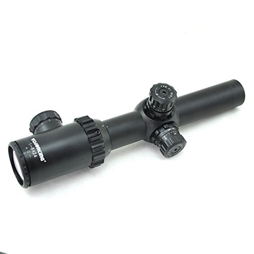Visionking Rifle Scope 1-8X24 Riflescope For Zoom Mil-Dot Reticle Tactical Shooting & Hunting (Round, Large) #TOP3