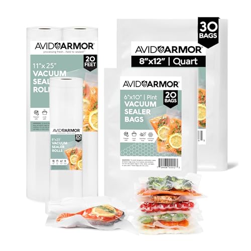 Avid Armor Heavy-Duty Vacuum Sealer Bags & Rolls