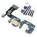 Produktbild enoaFIX Dock Connector kompatibel mit Samsung Galaxy S8 SM-G950F Ladebuchse, Micro USB, Flexkabel mit Mikrofon und Antenne + Werkzeug-Set