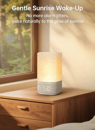 Image of Sunrise Alarm Clock Sound Machine for Bedroom: Natural Wake Up Light
