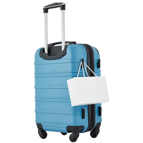 Image of Travelers Club Phoenix Luggage, Blue Moon, 22-Inch Carry-On