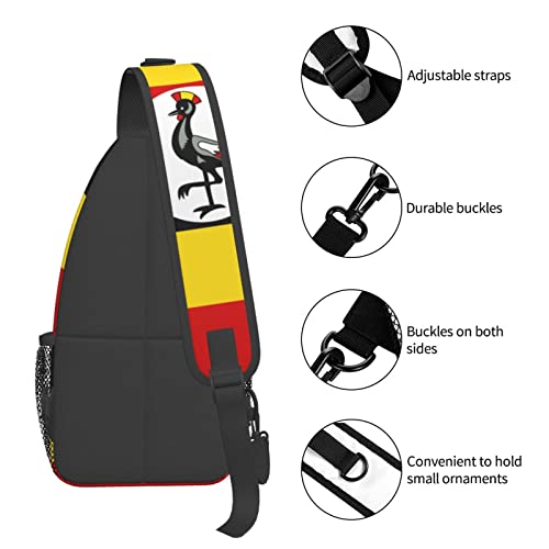 Mochila bandolera unisex estilo Uganda para uso diario miniatura 6