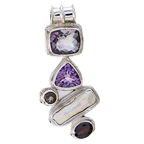 Pendentif en nacre et argent sterling 925 RIYO pour femme