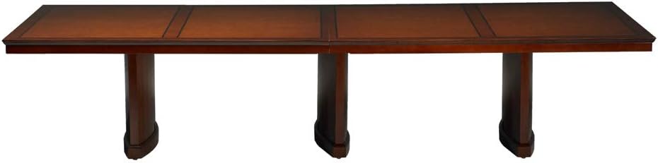 Mayline Sorrento Conference Room Table, 6' Rectangular, Bourbon Cherry Veneer : Office Products