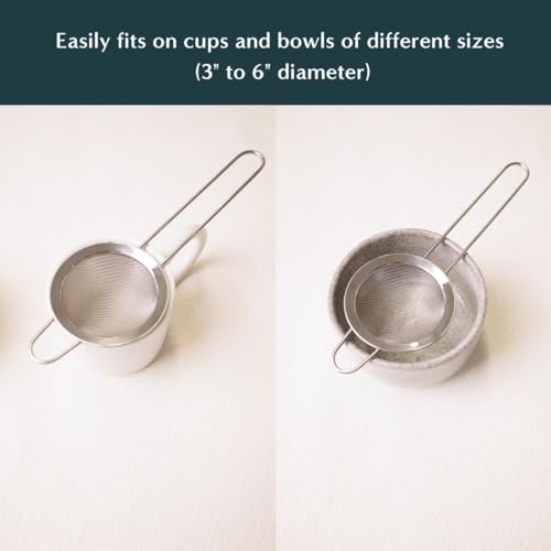 Naoki Matcha Large Stainless Steel Matcha Tea Sifter with Handle Matcha Set - Eliminate Clumps In Your Matcha Powder For Tastier Tea and Lattes by Naoki Matcha - Image 6