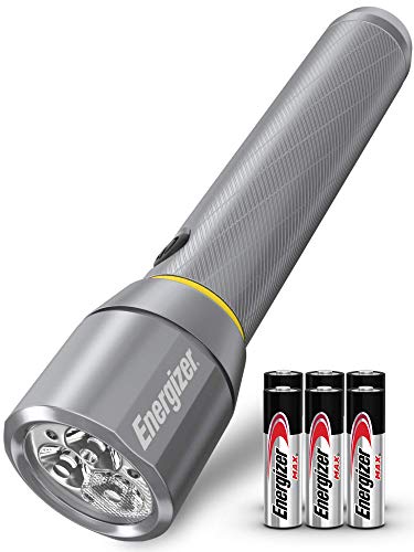 Image of Energizer Vision HD Extra Performance LED Flashlight with Digital Focus, Durable and Bright Flashlight for Hurricane Supplies and Camping Gear, Flash Light with AA Batteries Included, Pack of 1
