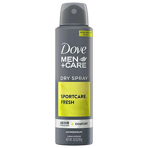 Dove Men+Care Sport Antiperspirant Deodorant Dry Spray for Men Active + Fresh 48-Hour Sweat and Body Odor Protection 3.8 oz