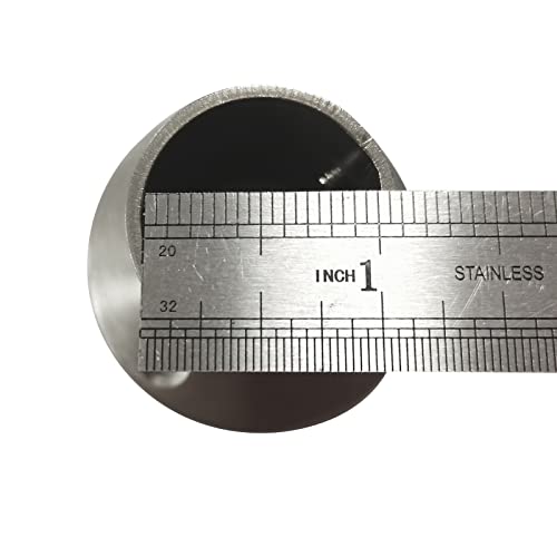 Geesatis 4PCS Total Height 1.54\" Fit Diameter 1.0\" Pipes High Flange Holder Rod Stainless Steel for Wardrobe Ceiling Mounting Bracket, with Screws - Thumbnail 5