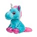 Aurora World 60860 Sparkle Tales Moonbeam Türkis Einhorn Plüsch, 18 cm