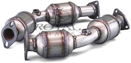 Royal Exhaust Direct Fit Catalytic Converter Compatible with Infinity FX35 G35 G37 M35 M37 Q40 Q50 Q60 Q70 Q70L QX70 Nissan 350Z 370Z 3.5L Left & Right side