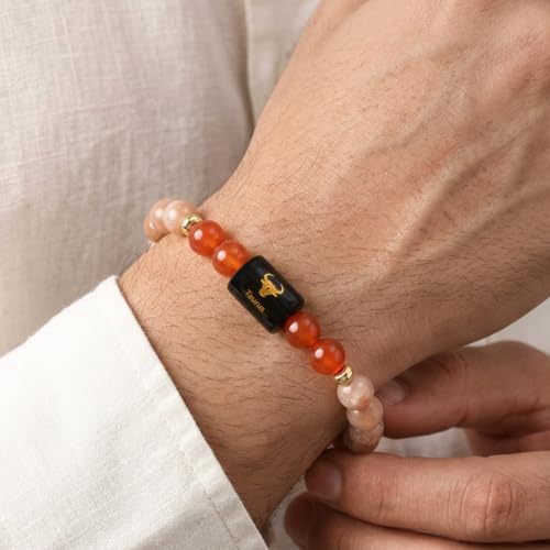 Image of Astrotalk Zodiac Crystal Bracelet | Balances Energy & Enhances Positivity | Certified Healing Crystals with Certificate | Astrology Bracelet for Man & Woman | Gift for Man & Woman