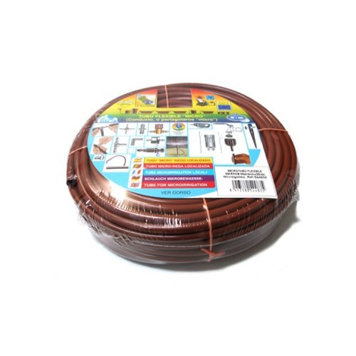 HidroRain MPOL1M Microtubo Flexible 3 x 5 mm, Marrón, 20.0x6.0x20.0 cm