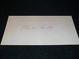 Twins Orioles Mike Hart Auto Signed Vintage 3x5 Index Card CM