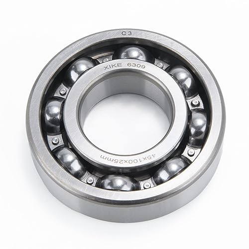 XiKe 1 Stück 6309 C3 Kugellager 45x100x25mm, Offene - Lagerstahl, Ideal für Automobil, Industriemaschinen, Landtechnik, Elektrowerkzeuge usw.