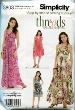 Patron de robe Simplicity 3803 pour créer votre tenue d'été fluide