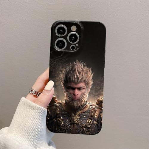 Coque Black Myth Monkey iPhone 15ProMax étui de protection gamer antichoc rigide noir - 7