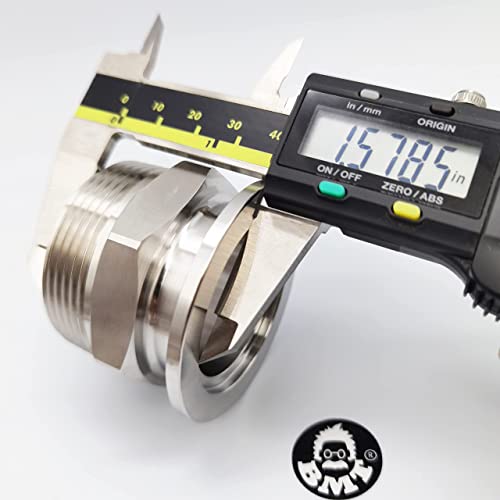 Image of KF40 Flange to Male NPT /MNPT Fitting (ISO-KF KF40 QF40 NW40) (1-1 /2 inch MNPT x KF40)