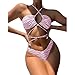 Generic Bra StripePrint Stampa Costumi da Bagno Bikini Sexy Costumi da Bagno Set da Donna Costume da Bagno Stampato Costumi da Bagno Imbottiti Tankinis Set Bikini Costume da Bagno