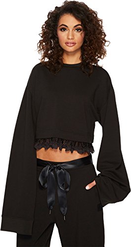 Puma Womens Fenty Cropped Long Sleeve (Black, X-Small)