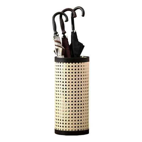 Gratte-dos et tapis de yoga porte-parapluies rotin synthétique entrée