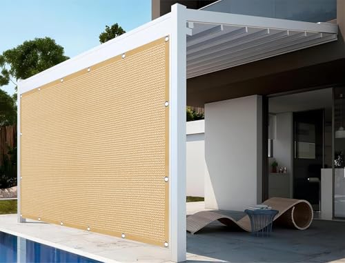 Toldo vela rectangular contra el calor extremo bloqueando el 98% de rayos UV en tu patio 3