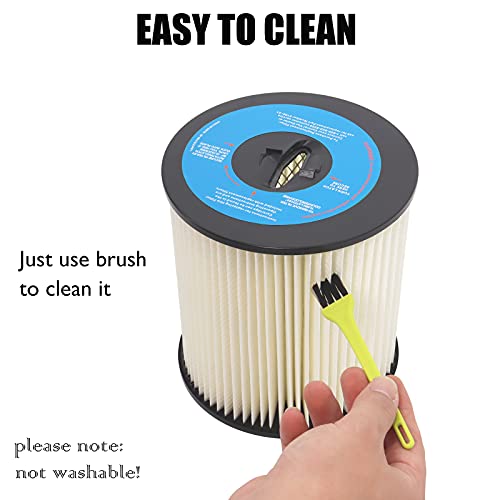 8106-01 Central Vac Filter Replacement Compatible With Dirt Devil Cv2000 Cv2200 Cv2600, 7 Inch Central Vacuum Cleaner Filter Compatible With Vacuflo Fc300 Fc520 Fc530 Fc550 Fc610 #TOP1