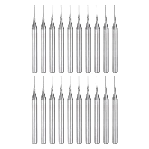 Fraise CNC 0,5 mm en carbure monobloc uxcell pour micro-sculpture haute netteté