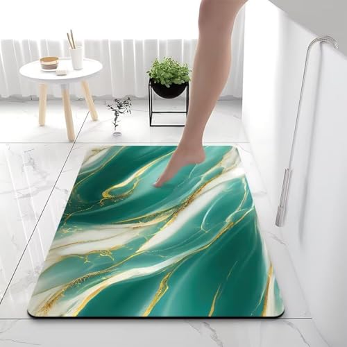 Tapis de bain diatomite séchure rapide 60x90cm antidérapant tapis de douche - 2