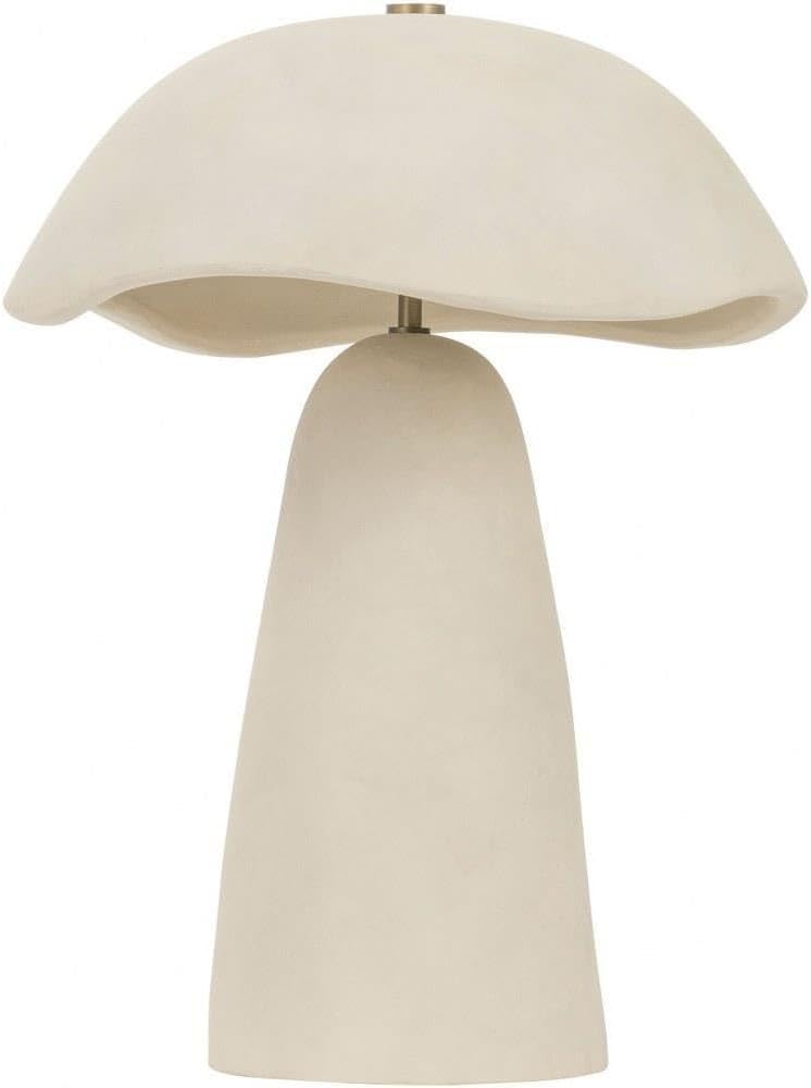 Troy Lighting PTL1222-PBR/CAE Soloma - 2 Light Table Lamp 20.75 inches Tall and 16 inches Wide - Patina Brass/Ceramic Artisan White Finish