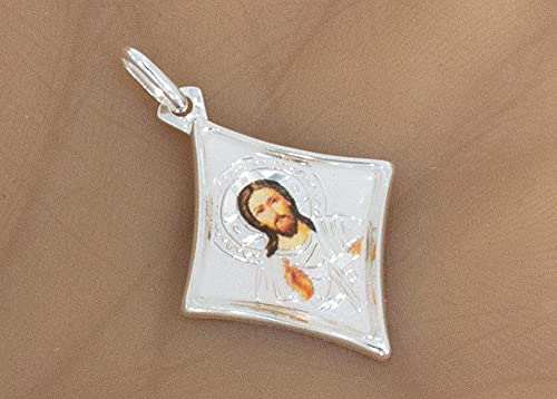 Pendentif Jesus Christ Argent 925 ne noircit pas bijou chrétien durable