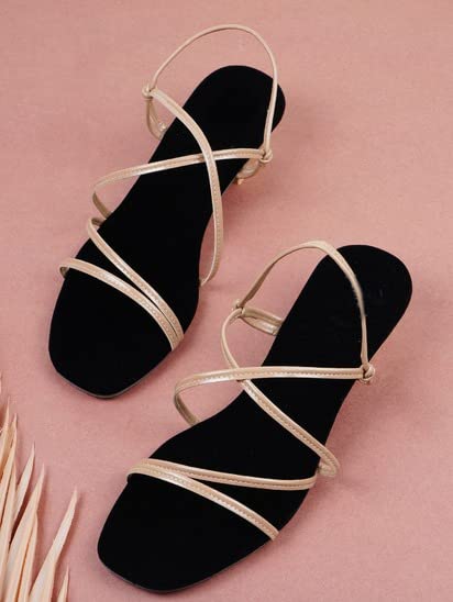 Image of JM LOOOKS Kitten Heel Sandal for Womens Block Heel Sandal Comfortable Heel Sandal Trendy Flatform Sandals for Girls Casual and Stylish