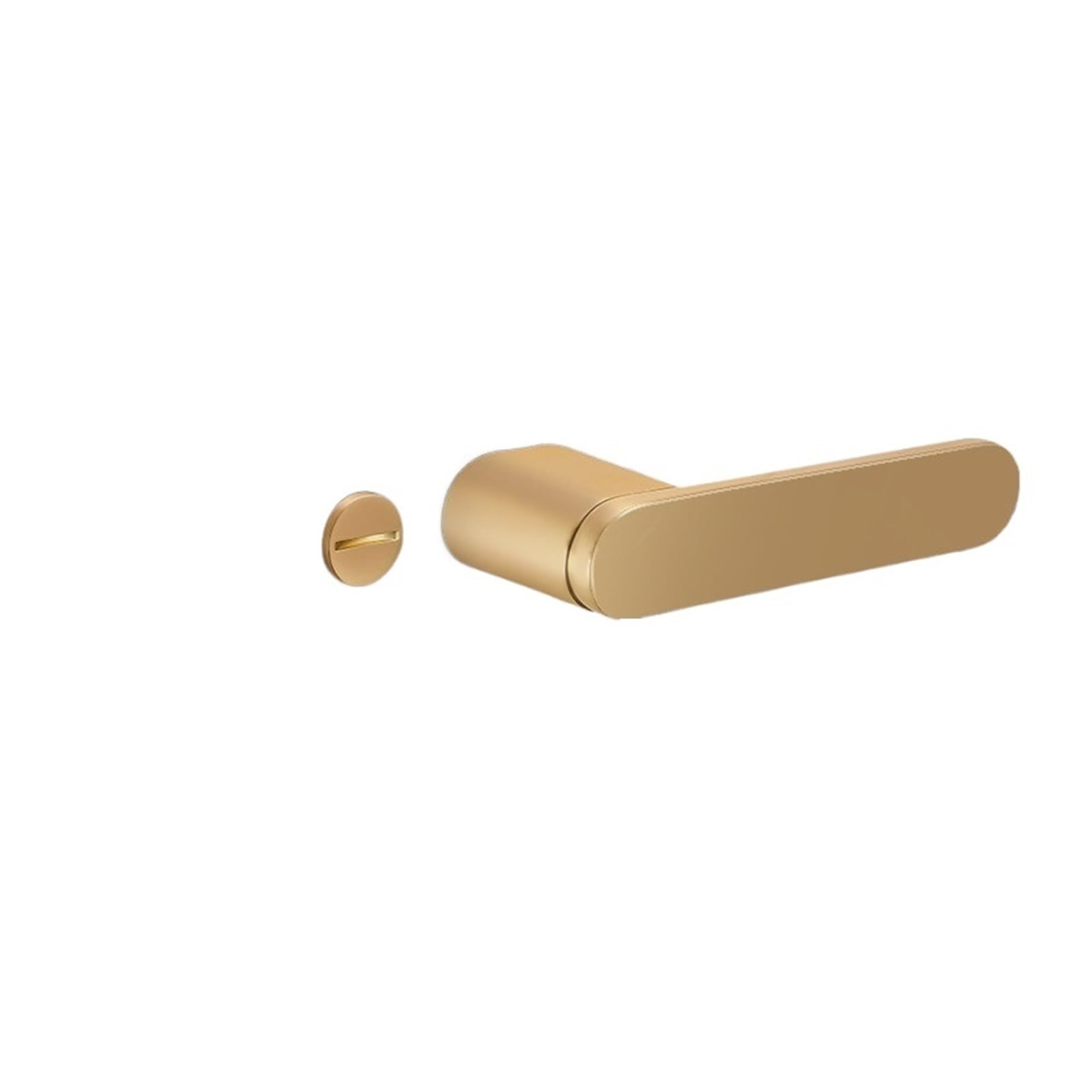 Serrure de porte magnétique noire et dorée pour porte intérieure en bois