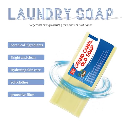 Laundry soap Wasch Seife, 200 G Unterwäsche Reinigungsseife Natürliche Seife Reinigungsseife Fleckenentferner Seife Zum Entfernen Flecken, Kraftvolle Waschseife Leistungsstarke Reinigungsseife Bar – Bild 7