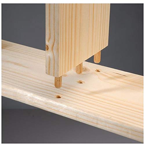 Wooden Dowel Pins 6 x 30mm (Approx 1/4 x 1 1/5 inch) Fluted Wood Dowels Rods 200 Pack Hardwood Wood Crafts Pegs
